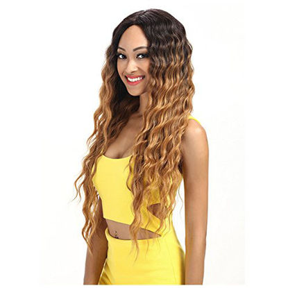 Picture of Joedir Lace Front Wigs 30'' Long Wavy Synthetic Wigs For Black Women 130% Density Wigs