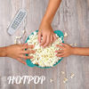 Picture of The Original Hotpop Microwave Popcorn Popper, Silicone Popcorn Maker, Collapsible Bowl Bpa Free and Dishwasher Safe - 17 Colors Available (Aqua)