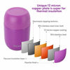 Picture of Hot Food Jar DaCool Insulated Lunch Container 16 oz Stainless Steel Keep Food Cool & Hot Bento Lunch Box for Kids Adult with Spoon Leak Proof for School Office Picnic Travel Outdoors - Purple