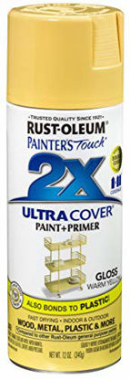Picture of Rust-Oleum 249091 Painter's Touch 2X Ultra Cover, 12 Oz, Gloss Warm Yellow