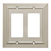 Picture of Franklin Brass W35224-SN-C Classic Architecture Double Decorator Wall Plate/Switch Plate/Cover, Satin Nickel