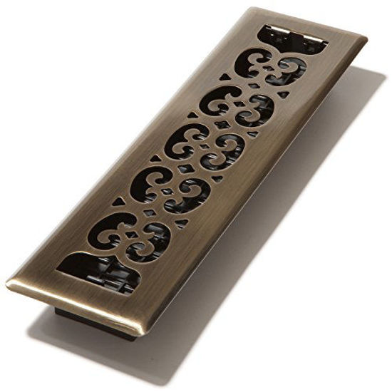 Picture of Decor Grates SPH212-A Floor Register, 2x12, Antique Brass