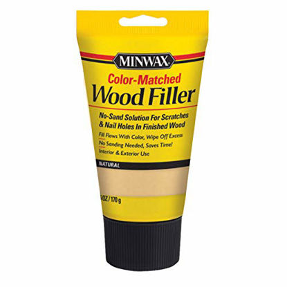 Picture of Minwax 448520000 Color-Matched Filler Wood Putty, Natural