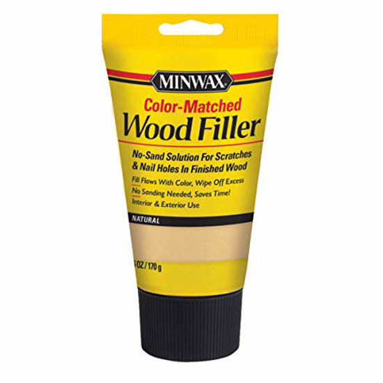 Picture of Minwax 448520000 Color-Matched Filler Wood Putty, Natural