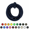 Picture of SGT KNOTS Marine Grade Shock Cord - 1000% Stretch, Dacron Polyester Bungee for DIY Projects, Tie Downs, Commercial Uses (3/8", 100ft, MidnightBlue)