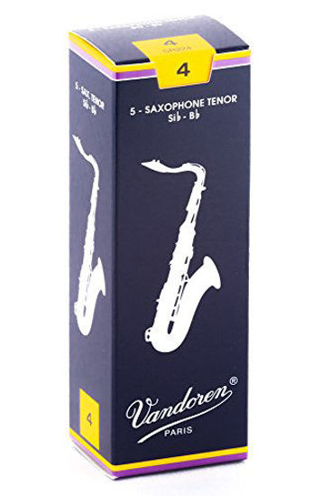 Picture of Vandoren SR224 Tenor Sax Traditional Reeds Strength 4; Box of 5