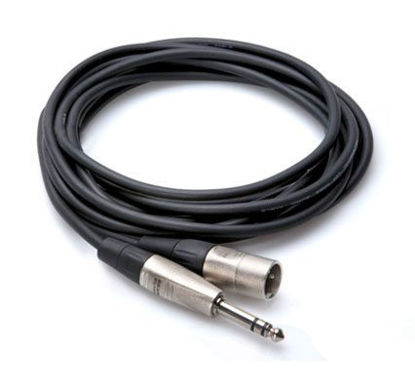 Picture of Hosa HSX-010 REAN 1/4" TRS to XLR3M Pro Balanced Interconnect Cable, 10 Feet