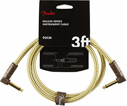 Picture of Fender Deluxe 3' Instrument Cable - Tweed