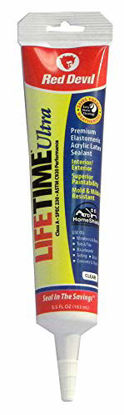 Picture of Red Devil 0705 Lifetime Ultra 230 Premium Elastomeric Acrylic Latex Sealant, 5.5 oz, Clear