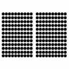 Picture of ZXUEZHENG Self-Adhesive Screw Hole Stickers,2-Table 140 in 1 Self-Adhesive Screw Covers Caps Dustproof Sticker 12mm Black