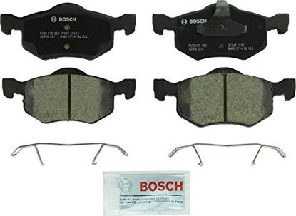 Picture of Bosch BC843 QuietCast Premium Ceramic Disc Brake Pad Set For 2001-2007 Ford Escape; 2001-2006 Mazda Tribute; 2005-2007 Mercury Mariner; Front