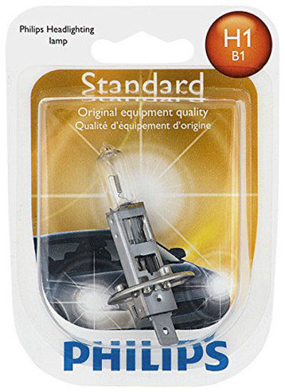 Picture of Philips 12258B1 H1 Standard Halogen Replacement Headlight Bulb, 1 Pack