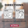 Picture of Weiman Leather Cleaner Wipes - 2 Pack with Microfiber Cloth - Clean Condition UV Protection Help Prevent Cracking or Fading of Leather Furniture, Car Interior, and Shoes