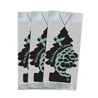 Picture of Little Trees 1235124 Car Air Freshener 3-Pack (BlackBerry Clove), 3 Pack