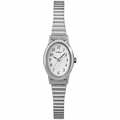 Picture of Timex Women's T21902 Cavatina Silver-Tone Stainless Steel Expansion Band Watch