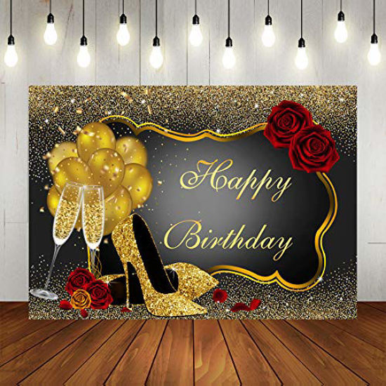 Happy Birthday Auntie Glitters Purple Heels Shoes GIF | GIFDB.com