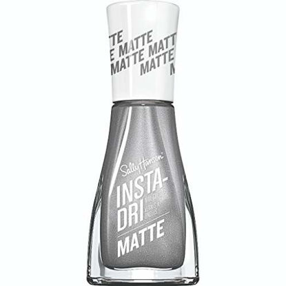 Picture of Sally Hansen Insta Dri Matte Metallics, Smokey Silver, 0.31 Fl Oz (Pack of 1)