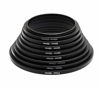 Picture of Fotasy Anodized Black Metal Filter Step Up Ring Set, Stepping Lens Adapter Rings 49-52mm 52-55mm 55-58mm 58-62mm 62-67mm 67-72mm 72-77mm 77-82mm (SRU)