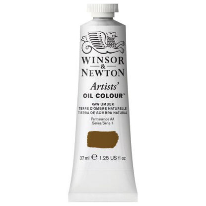 Picture of Winsor & Newton 1214554 Artists' Oil Color Paint, 37-ml Tube, Raw Umber