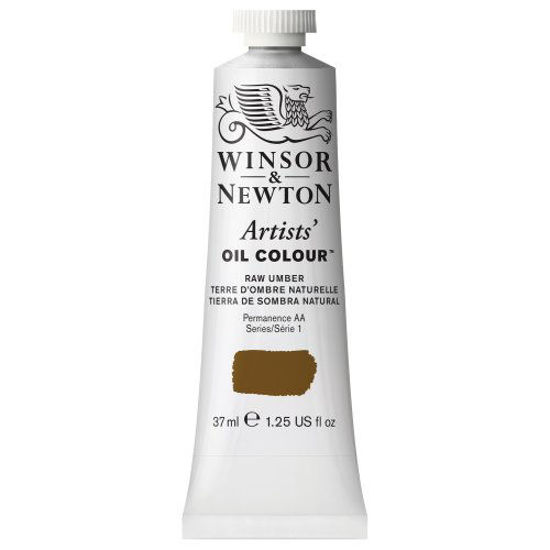 Picture of Winsor & Newton 1214554 Artists' Oil Color Paint, 37-ml Tube, Raw Umber
