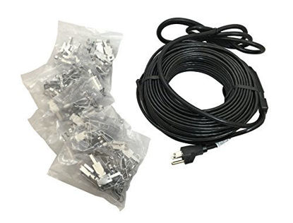 Picture of Frost King RC100 Automatic Electric Roof Cable Kits, 100ft x 120V x 5 Watts/ft, 100 Feet, Black