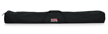 Picture of Gator Cases Speaker Stand Carry Bag with Dual Compartment and 58" Interior; Holds (2) Stands (GPA-SPKSTDBG-58DLX)