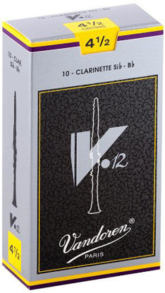 Picture of Vandoren CR1945 Bb Clarinet V.12 Reeds Strength 4.5; Box of 10