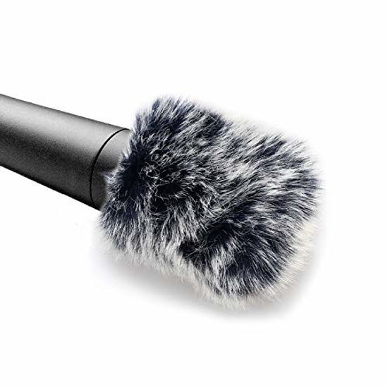 GetUSCart SM57 Pop Filter Foam Cover Mic Windscreen with Furry Wind