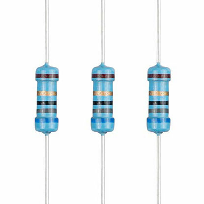 Picture of EDGELEC 100pcs 68 ohm Resistor 1/2w (0.5Watt) ±1% Tolerance Metal Film Fixed Resistor, Multiple Values of Resistance Optional