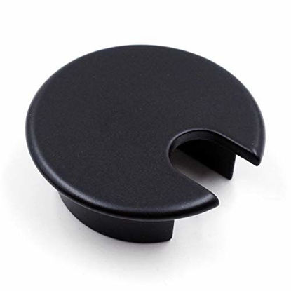 Picture of 2-Pack Desk Grommet for Wire Organizer - Flat Black, Fits 1.4" Hole, GBK35-2