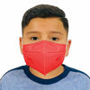 Picture of M95c FDA Premium Filtration 5-Layer Face Mask 5-Ply Disposable Kids Design Made in the USA 50 Pack (50, Ruby Red)