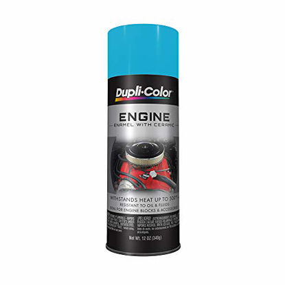 Picture of Dupli-Color DE1643 Ceramic Torque 'N' Teal Engine Paint - 12 oz.