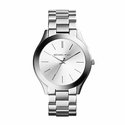 Picture of Michael Kors Women's Runway Silver-Tone Watch MK3178
