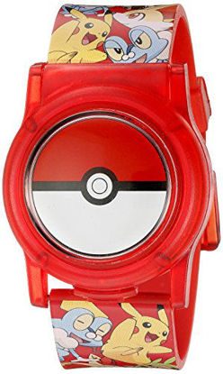 Picture of Pokemon Kids Digital Watch with Flashing LED Lights and Flip Open Top Model: POK4186AZ