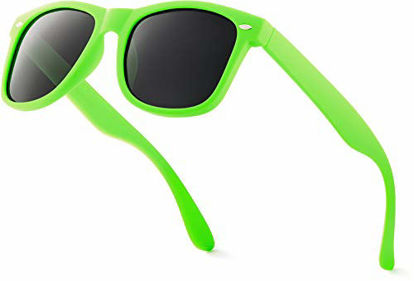 Picture of Retro Rewind Polarized Sunglasses for Men and Women - UV Protection Classic Mens Womens Sun Glasses - Cool Vintage 80s Shades