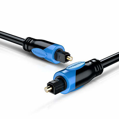 Picture of BlueRigger Digital Optical Audio Cable (Toslink Cable, in-Wall CL3 Rated, 50 Feet)