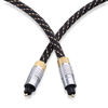 Picture of Cable Matters Toslink Cable (Toslink Optical Cable, Digital Optical Audio Cable) 25 Feet with Metal Connectors and Braided Jacket