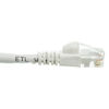 Picture of Cat5e Ethernet Patch Cable, Snagless/Molded Boot 50 Feet White, CNE473531