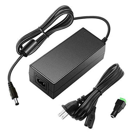 Picture of SHNITPWR 24V 3A DC Power Supply Adapter AC 100V~240V to DC 24 Volt 3 Amp 72W Converter Transformer 5.5x2.5mm Plug for 5050 3528 LED Strip Light 3D Printer LED Driver CCTV Security System LCD Monitor