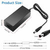 Picture of SHNITPWR 24V 3A DC Power Supply Adapter AC 100V~240V to DC 24 Volt 3 Amp 72W Converter Transformer 5.5x2.5mm Plug for 5050 3528 LED Strip Light 3D Printer LED Driver CCTV Security System LCD Monitor