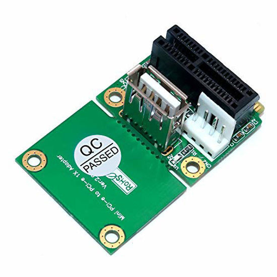 Picture of PCI-E 1X to Half/Full Mini PCI-E Adapter Pcie Connector