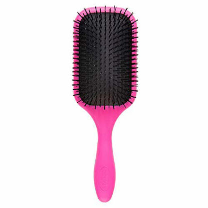 Picture of Denman Tangle Tamer Ultra Hair Detangler Brush (Pink) Hair Styling Professional Detangle Brush Tamer for Thick, Curly & Long Hair, Large D90L