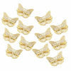 Picture of OBTANIM Butterfly Hair Clips, 12 Pcs Cute Metal Butterfly Hair Claw Pins Barrettes Accessories for Girls and Women (Gold)
