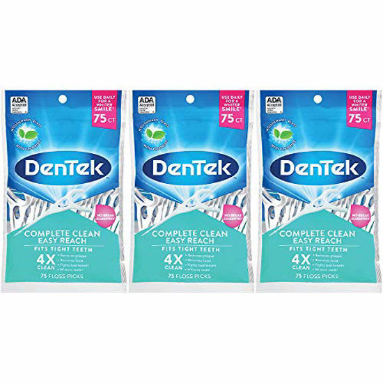 Picture of DenTek Complete Clean Floss Picks, 225 Count
