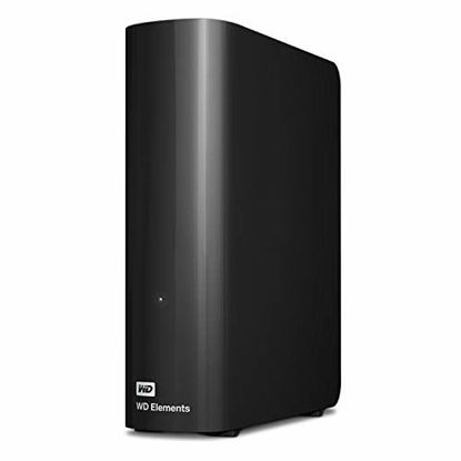 Picture of WD 8TB Elements Desktop Hard Drive HDD, USB 3.0, Compatible with PC, Mac, PS4 & Xbox - WDBWLG0080HBK-NESN