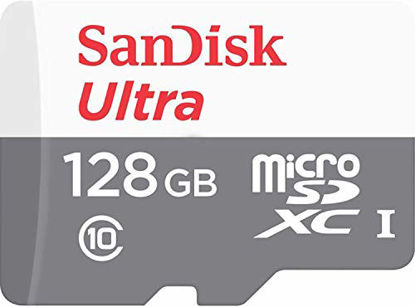 Picture of SanDisk Ultra SDSQUNS-128G-GN6MN 128GB 80MB/s UHS-I Class 10 microSDXC Card