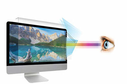 Picture of Anti Blue Light Screen filter compatible with 27 inch Apple iMac Only (Does NOT fit regular 27 inches Monitor), Blocks Excessive Harmful Blue Light, Reduce Eye Fatigue and Eye Strain