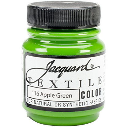 Picture of Jacquard Products Textile Color Fabric Paint 2.25-Ounce, Apple Green