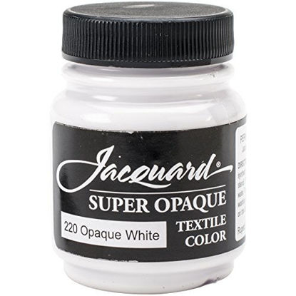 Picture of Jacquard Products Textile Color Fabric Paint 2.25-Ounce, Super Opaque White