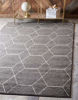 Picture of Unique Loom Area Rug, 6' 0 x 9' 0 Rectangular, Dark Gray